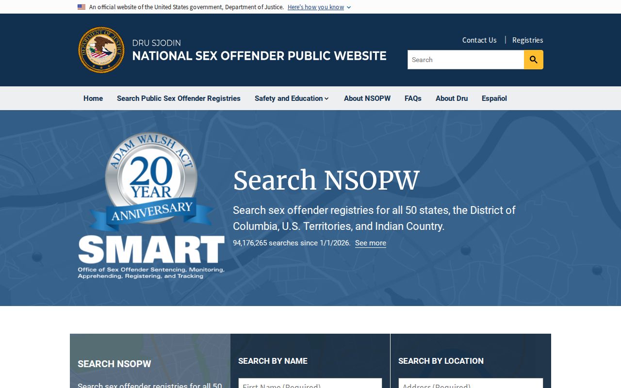 King County sex offender search using the national NSOPW portal